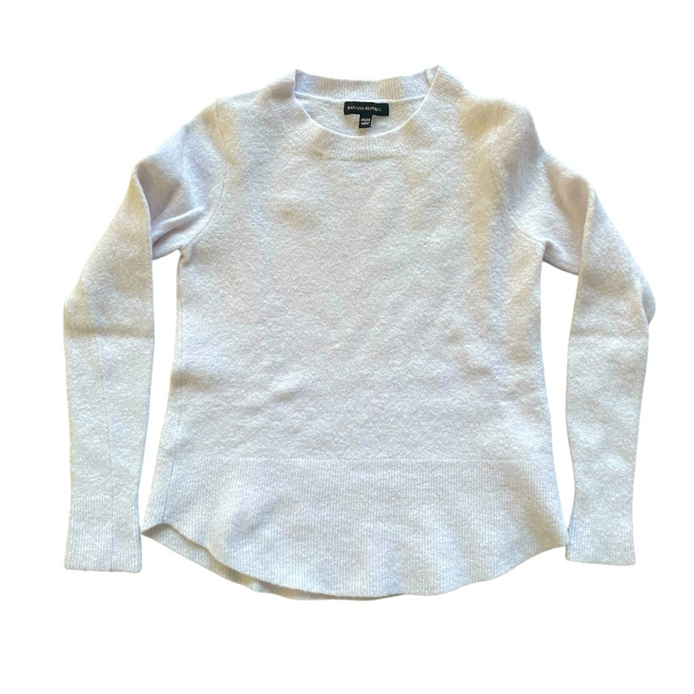 Banana Republic Light Pink Wool Blend Sweater Size Medium